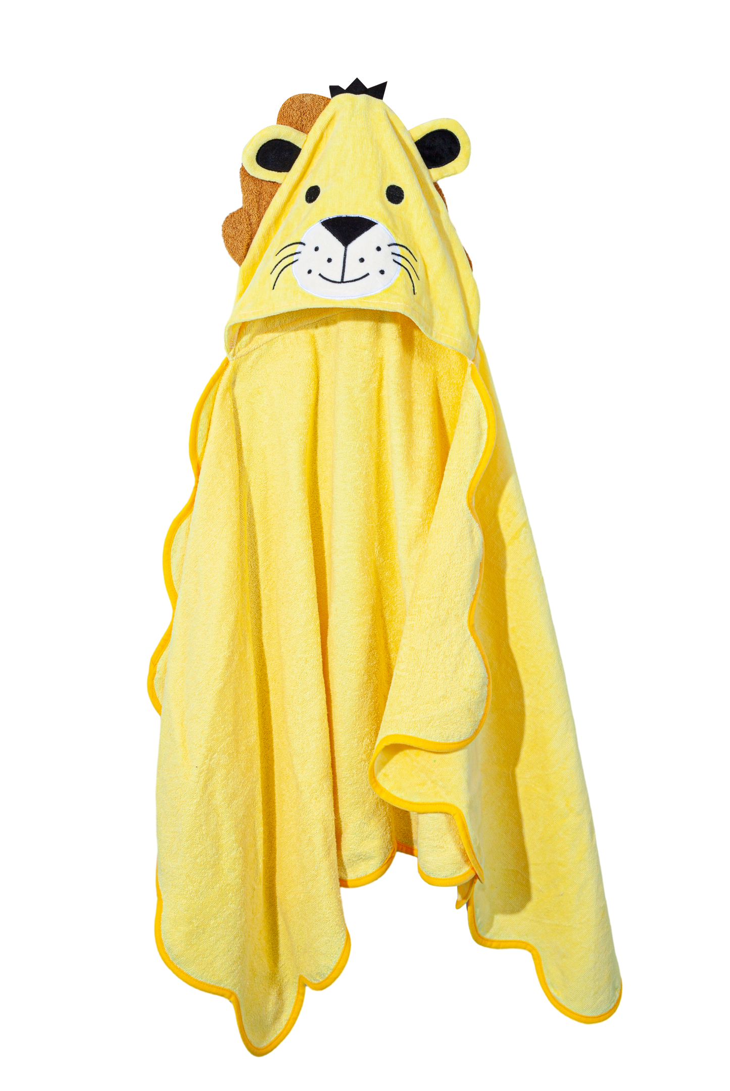 Wholesale Pure Cotton Yellow Collor Bath Towel with Hood White Label Manufacturer