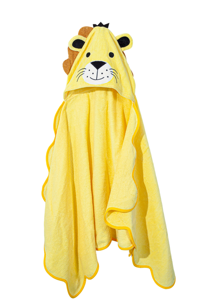 Wholesale Pure Cotton Yellow Collor Bath Towel with Hood White Label Manufacturer
