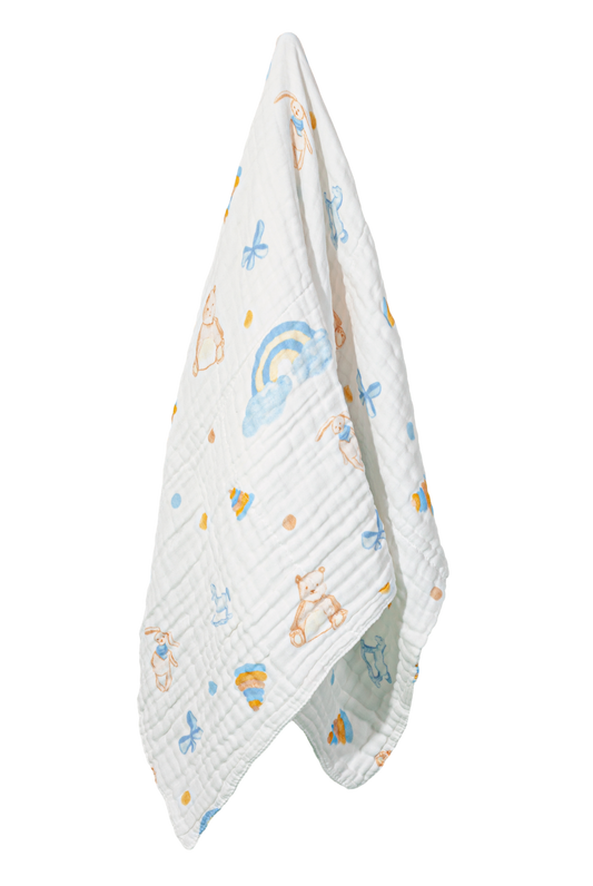 Wholesale Cotton Gauze Rainbow Style Bath Towel(Six-Layers Cotton Gauze Bath Towel) White Label Manufacturer