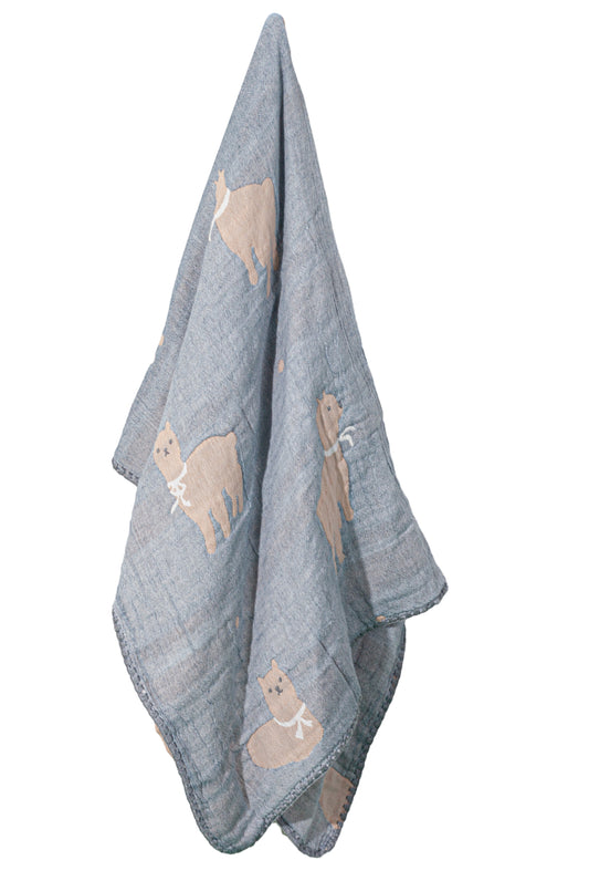 Wholesale Jacquard Gauze Baby Wrap Swaddle Coat Pattern Blanket White Label Manufacturer