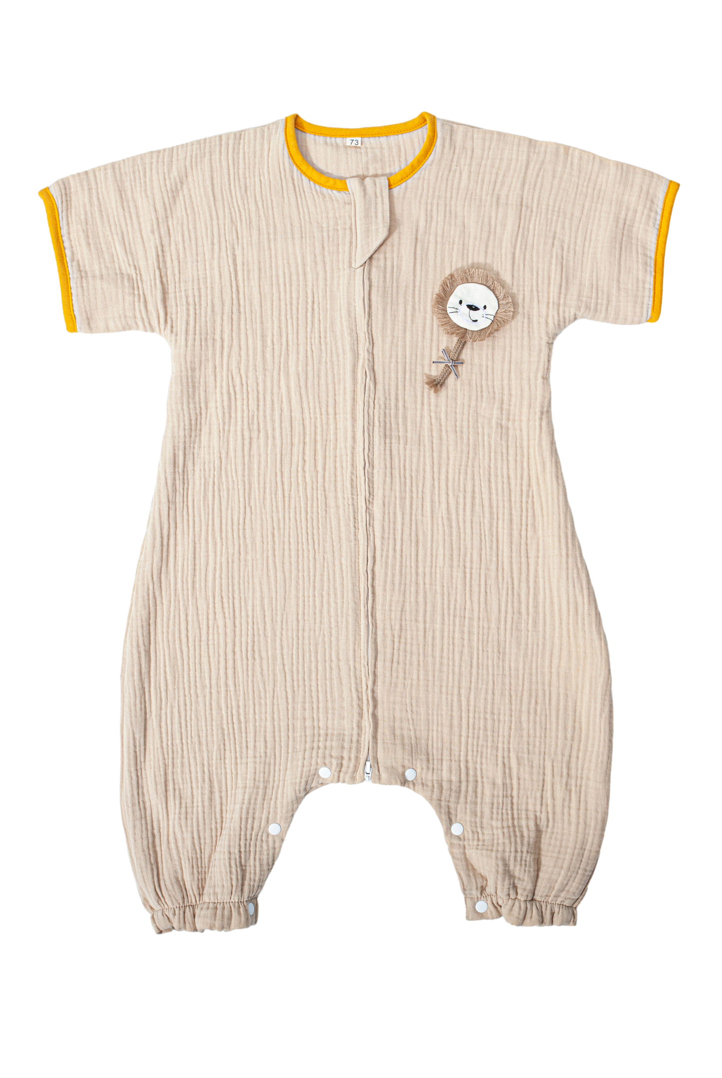 Wholesale 100 % Cotton Brown Color Baby Sleeping Bag White Label Manufacturer