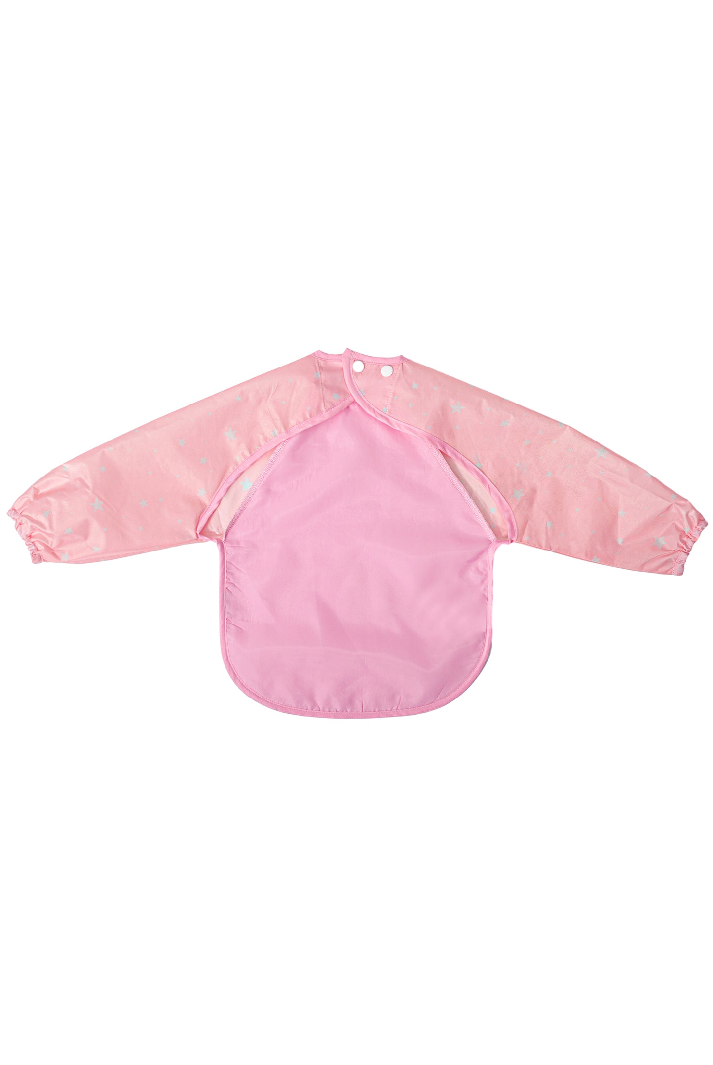 Wholesale Baby Bib With Pink Red Color Long Sleeve White Label Manufacturer