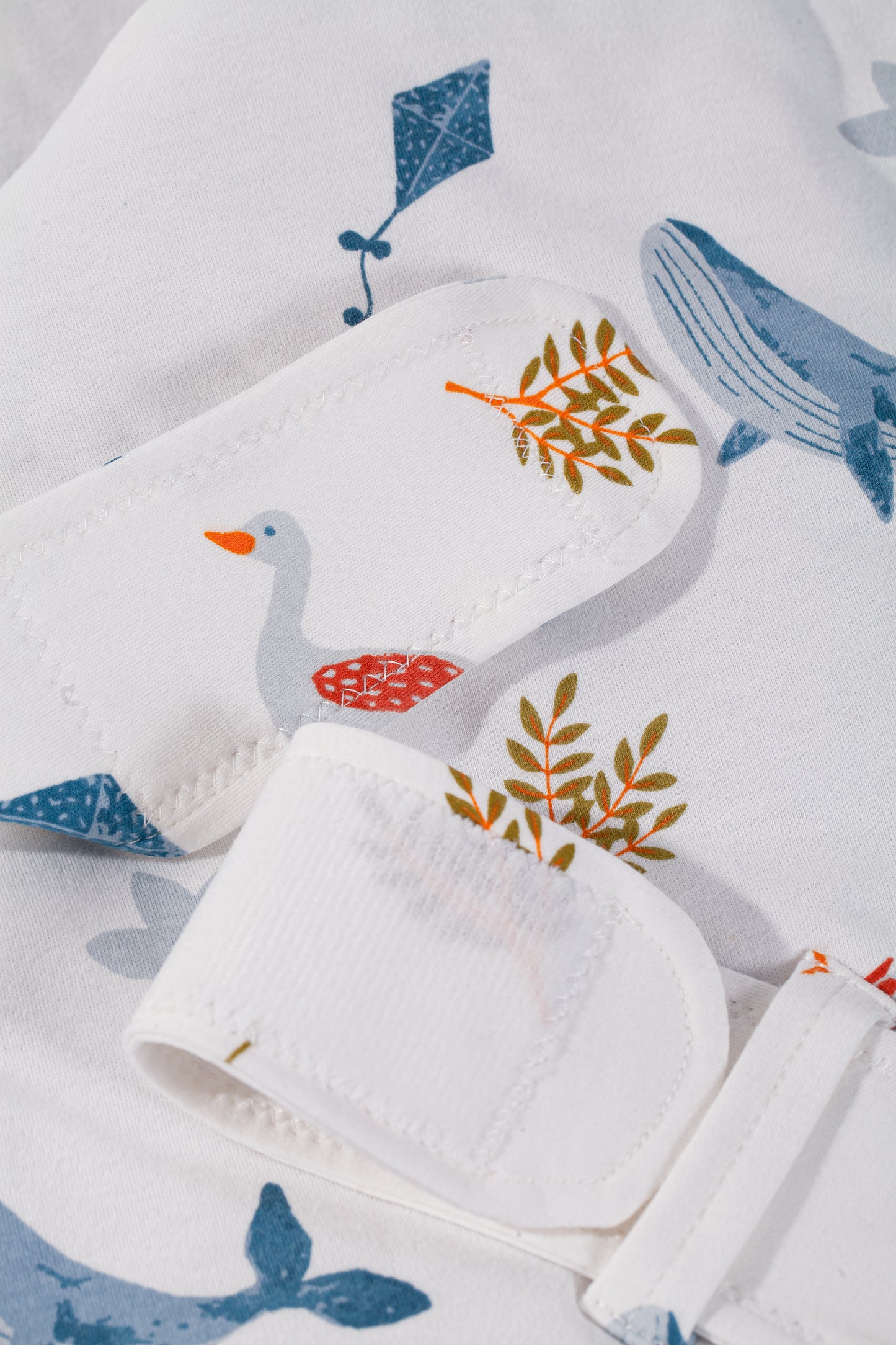 Wholesale Organic Newborn Baby Swaddle Blue Blanket White Label Manufacturer