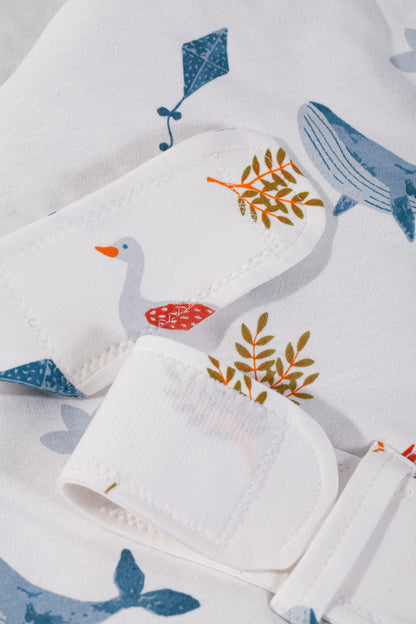 Wholesale Organic Newborn Baby Swaddle Blue Blanket White Label Manufacturer