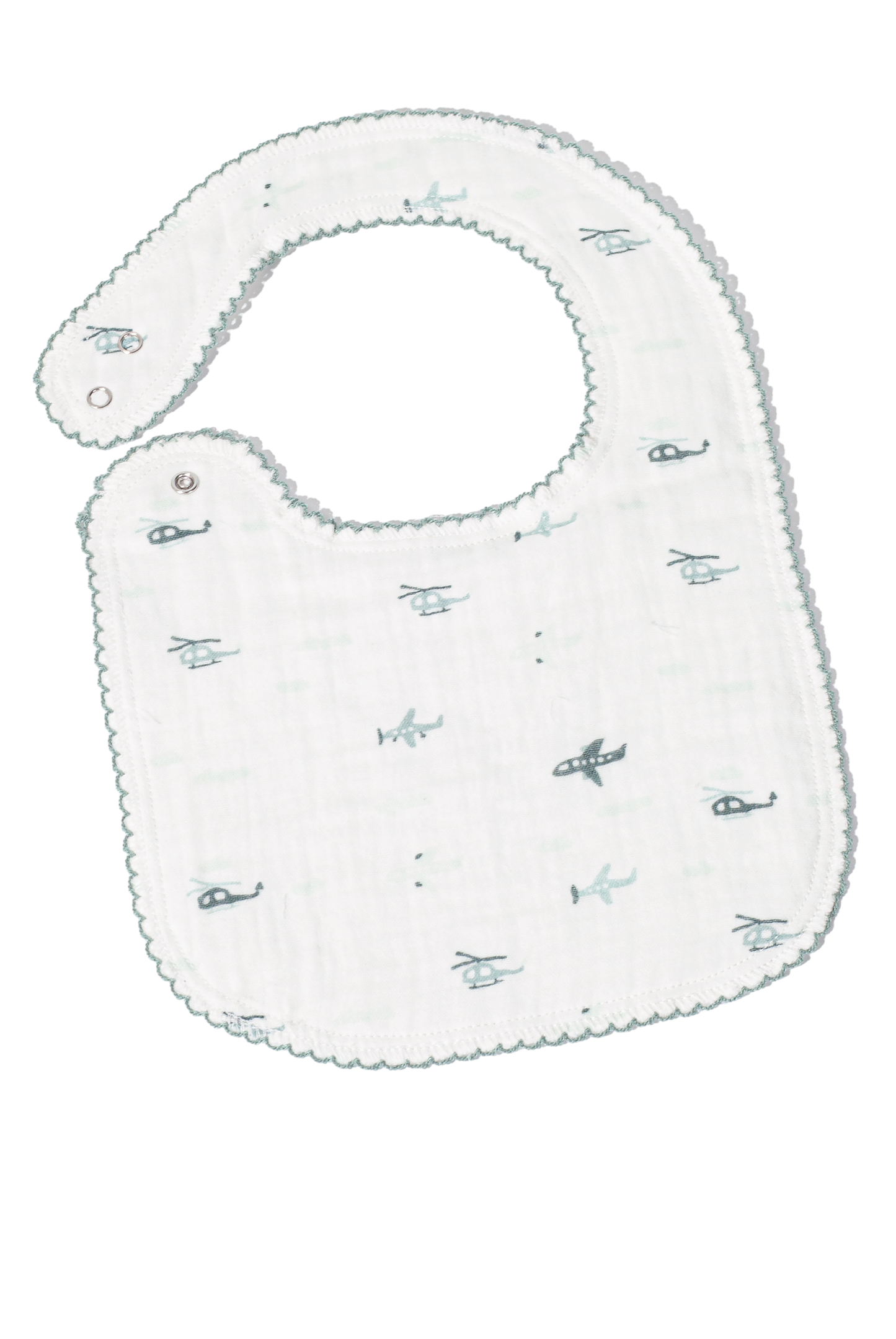 Wholesale Four-layers Cotton Gauze Baby Bib White Label Manufacturer