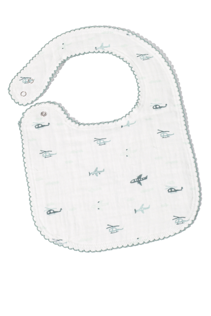 Wholesale Four-layers Cotton Gauze Baby Bib White Label Manufacturer