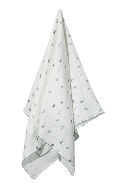 Wholesale Cotton Gauze Bath Towel Four-Layers Cotton Gauze Hook Edge Baby Bath Towel All Collection White Label Manufacturer