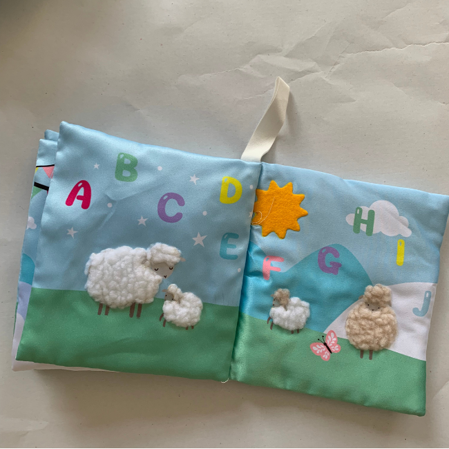 Wholesale Baby Cloth Book My First English Number Book Animal Book Eco Friendly Educational Toys Private Label Manufacturers
