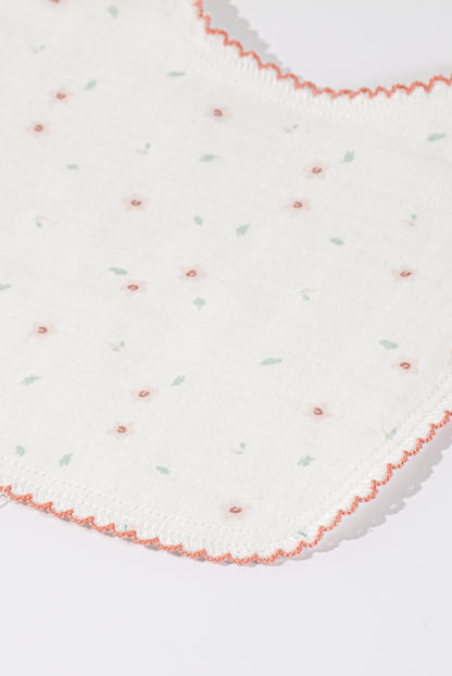 Wholesale Four-layers Cotton Gauze Baby Bib White Label Manufacturer