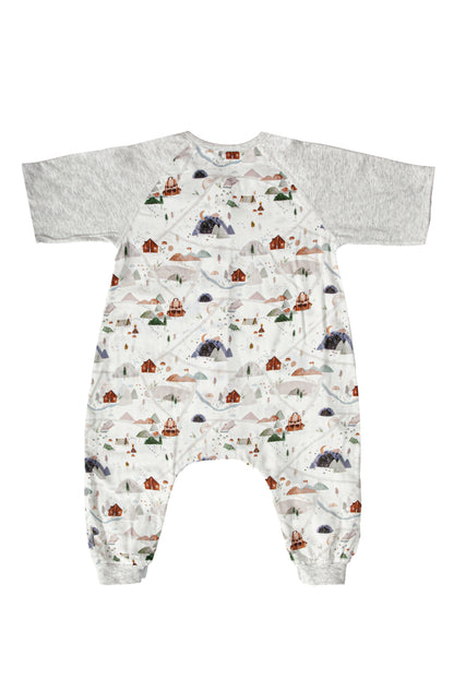 Wholesale Medium Sleeved Dark White Color Tailor Cotton Sleeping Bag White Label Manufacturer