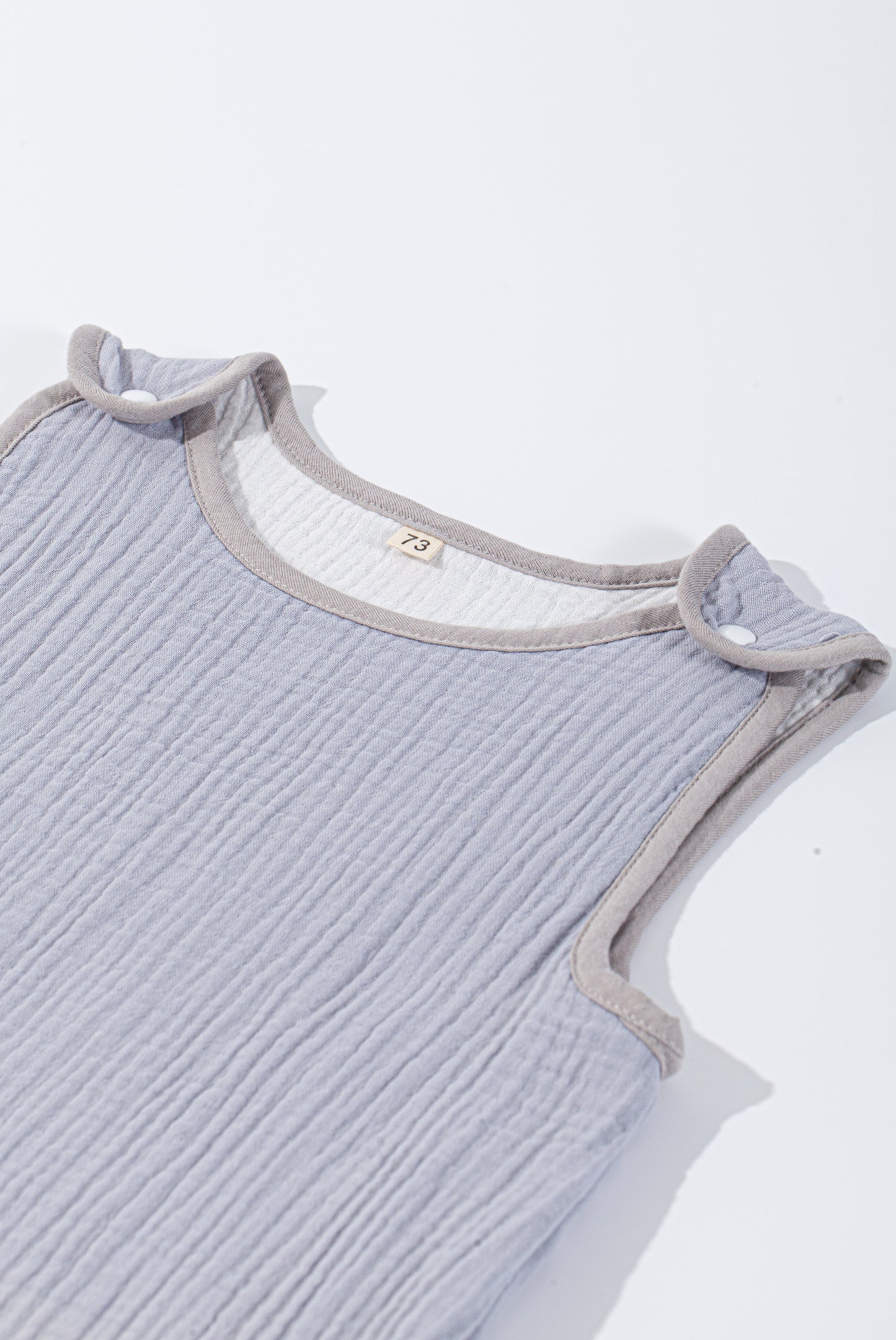 Wholesale Sleeveless Cotton Baby Sleeping Bag White Label Manufacturer