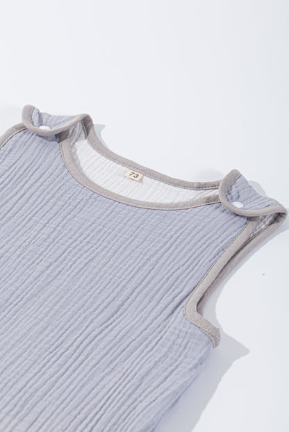 Wholesale Sleeveless Cotton Baby Sleeping Bag White Label Manufacturer