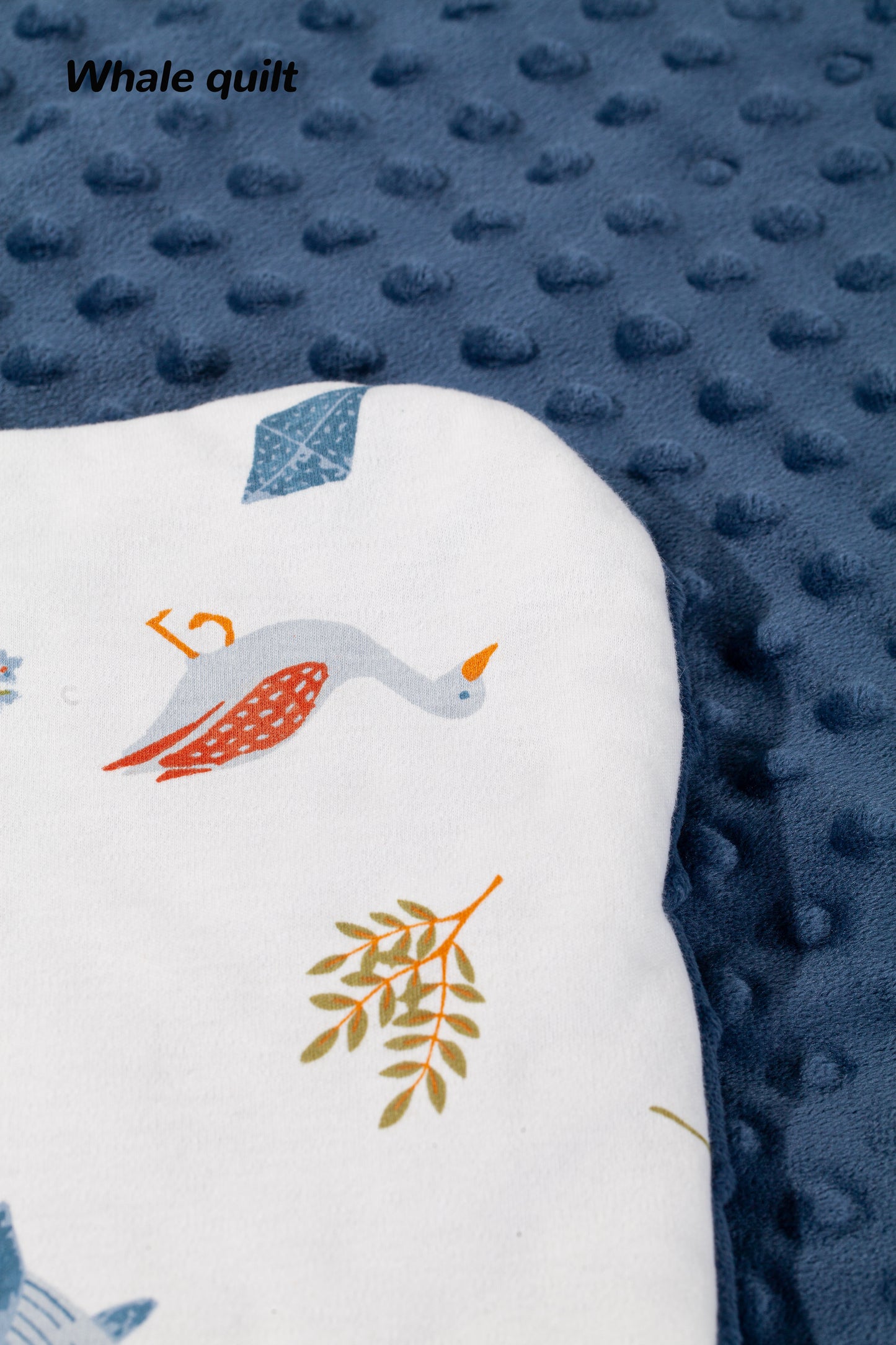 Wholesale Organic Newborn Baby Swaddle Blue Blanket White Label Manufacturer