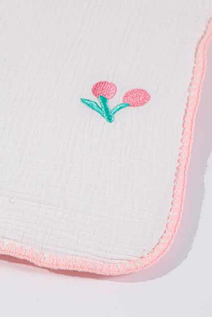 Wholesale Bamboo Cotton Baby Quilts With Embroidery White Label Manufacturer