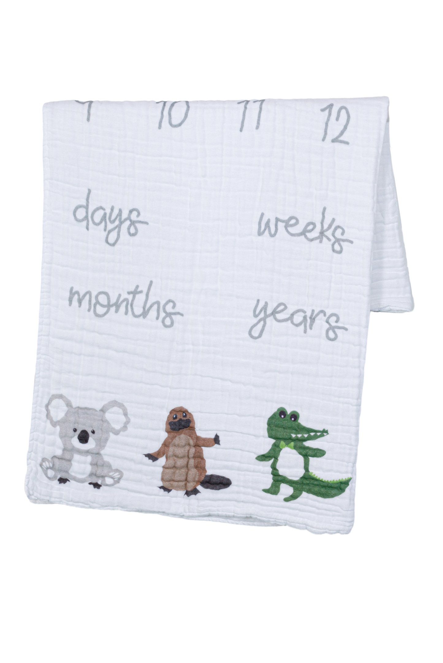 Wholesale Cotton Gauze Baby Blanket White Lable Manufacturer