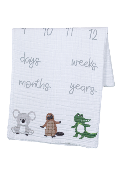 Wholesale Cotton Gauze Baby Blanket White Lable Manufacturer