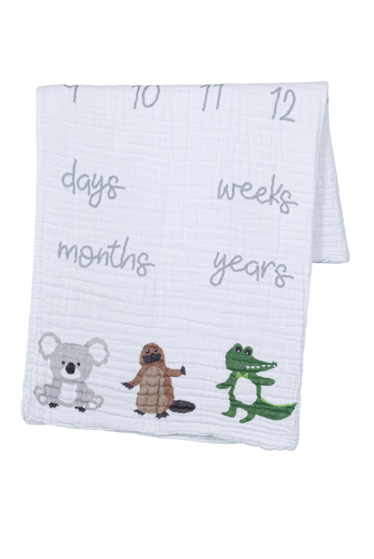 Wholesale Cotton Gauze Baby Blanket White Lable Manufacturer