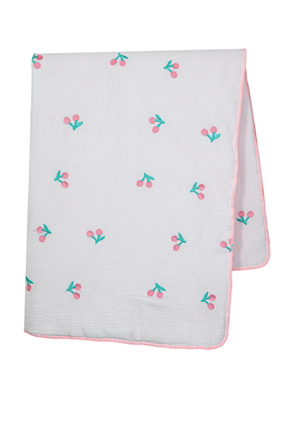 Wholesale Bamboo Cotton Baby Quilts With Embroidery White Label Manufacturer