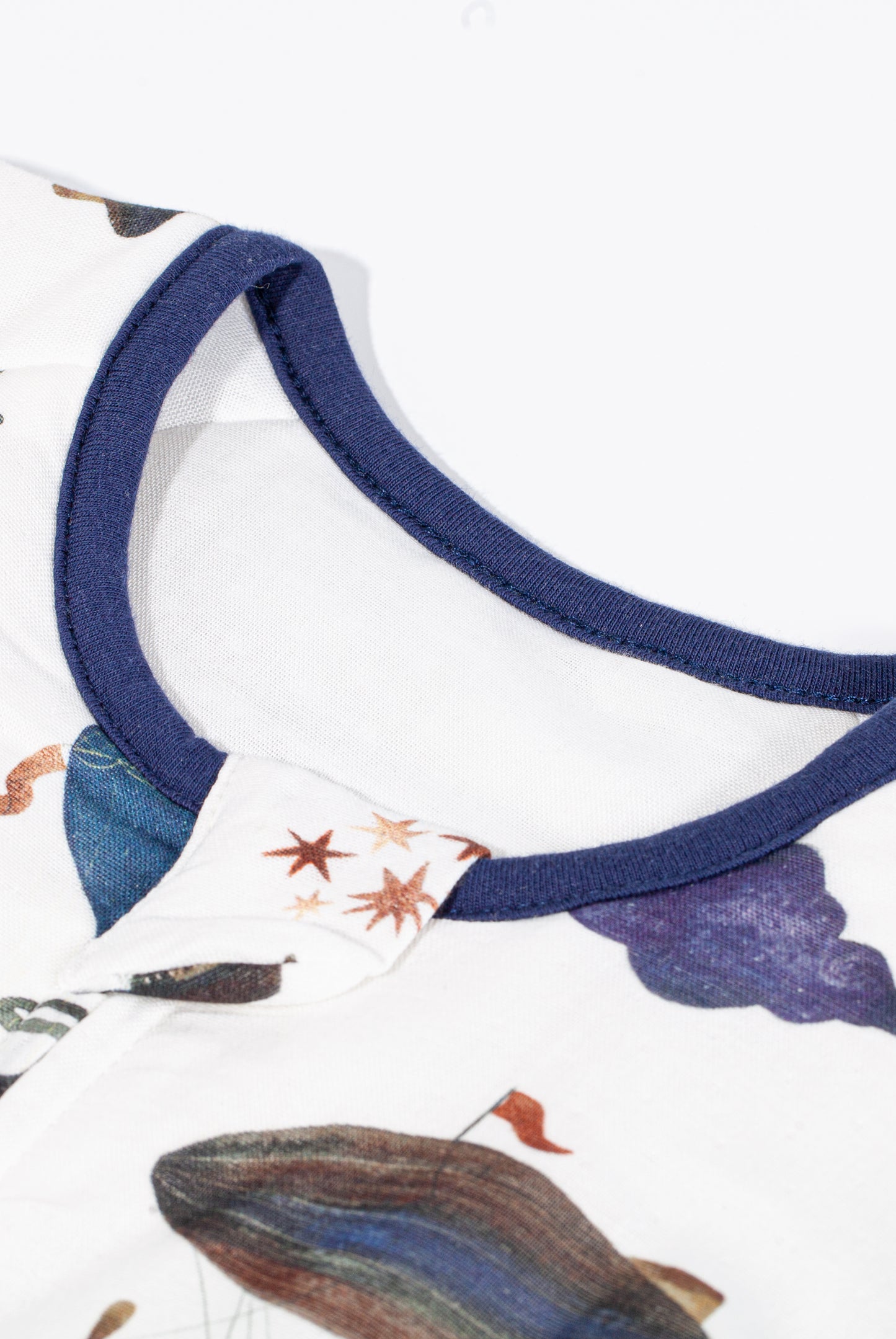 Wholesale Long Sleeves Baby Quilted Blue Tailor Sleeping Bag White Label Manufacturer