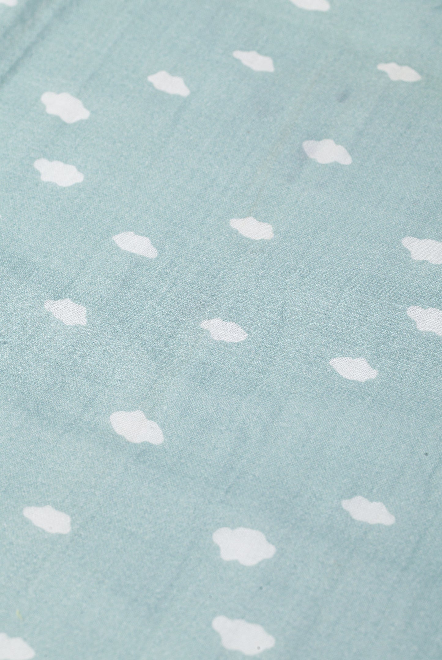 Wholesale Cotton Gauze Bath Towel Four-Layers Cotton Gauze Hook Edge Baby Bath Towel White Green White Dot Color White Label Manufacturer