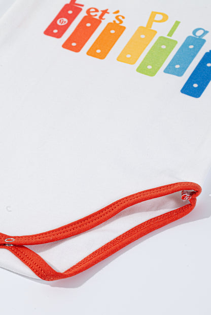 Wholesale Cotton Baby Red Tailor Color Jumpsuits White Label Manufacturer