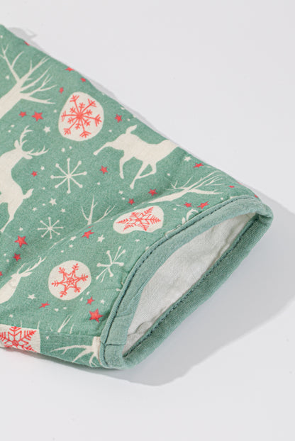 Wholesale Short-Sleeve Cotton Baby Green Color Sleeping Bag White Label Manufacturer