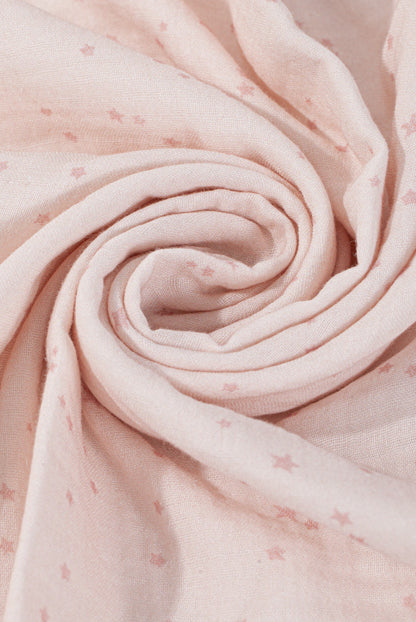 Wholesale Cotton Gauze Bath Towel Four-Layers Cotton Gauze Hook Edge Baby Bath Towel White Red Dot Color White Label Manufacturer