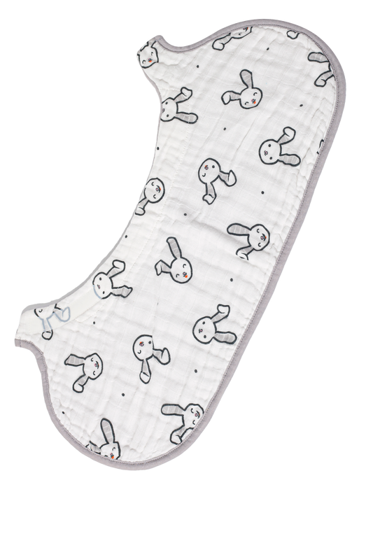 Wholesale Non-Slip Cotton Baby Bib White Label Manufacturer