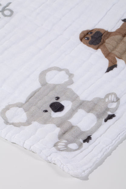 Wholesale Cotton Gauze Baby Blanket White Lable Manufacturer