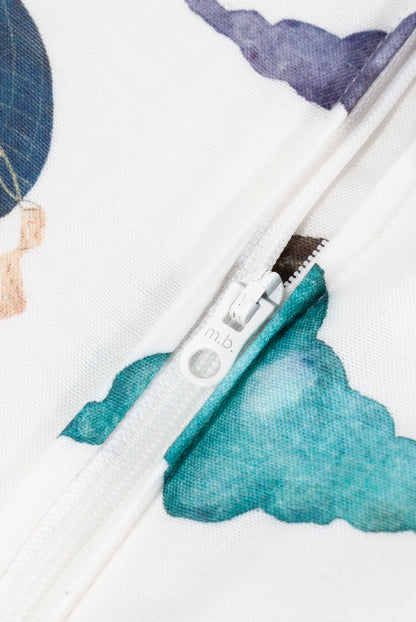 Wholesale Long Sleeves Baby Quilted Blue Tailor Sleeping Bag White Label Manufacturer