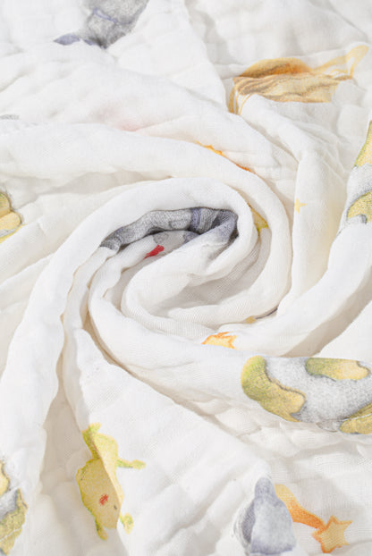 Wholesale Cotton Gauze Star Man Style Bath Towel(Six-Layers Cotton Gauze Bath Towel) White Label Manufacturer