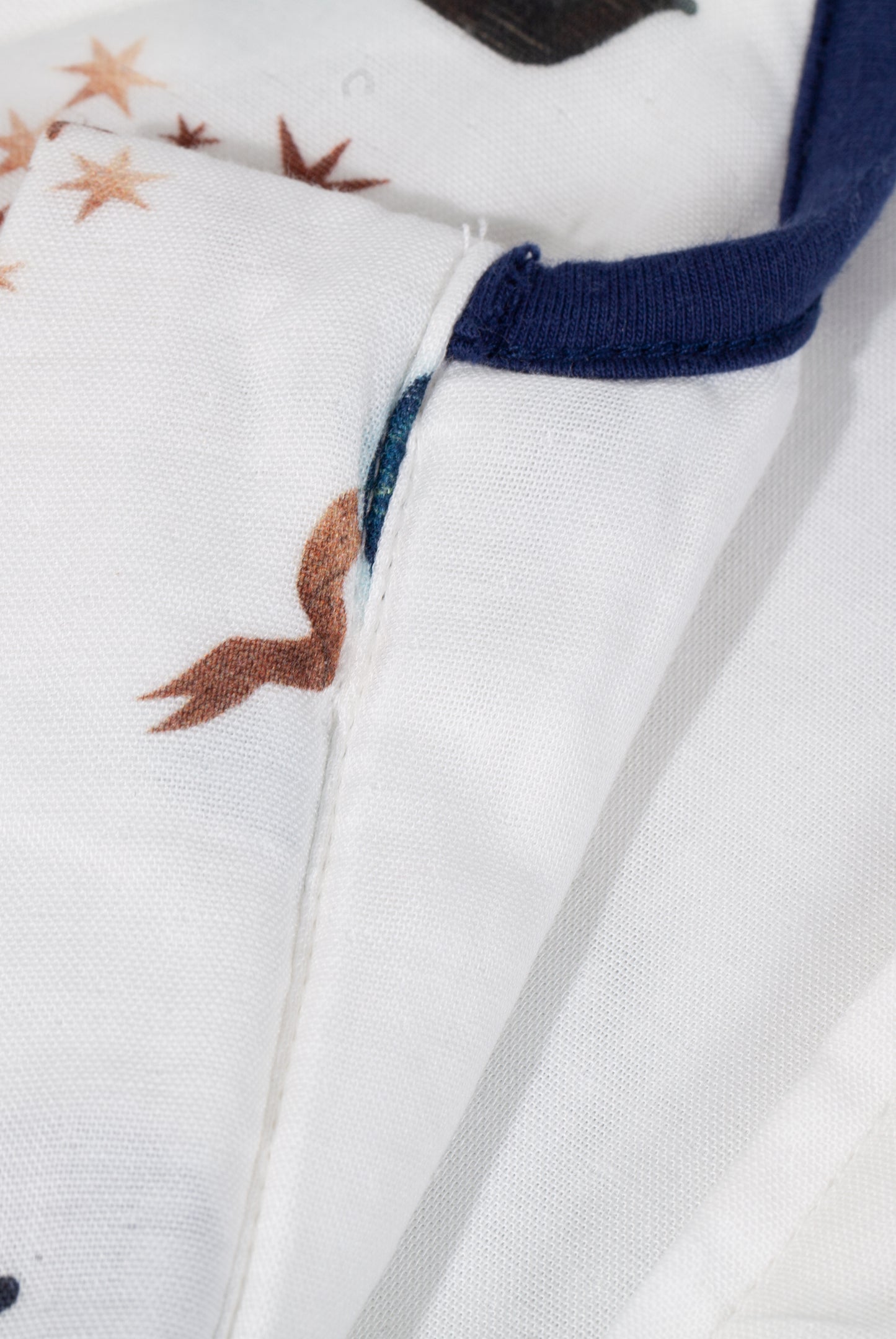 Wholesale Long Sleeves Baby Quilted Blue Tailor Sleeping Bag White Label Manufacturer