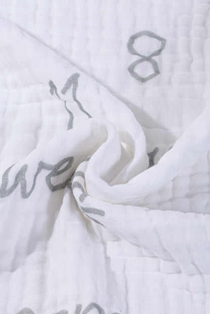 Wholesale Cotton Gauze Baby Blanket White Lable Manufacturer