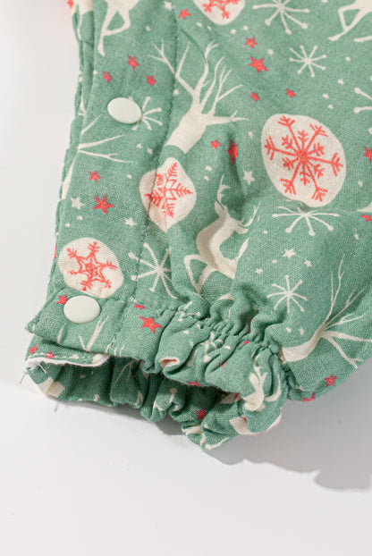 Wholesale Short-Sleeve Cotton Baby Green Color Sleeping Bag White Label Manufacturer