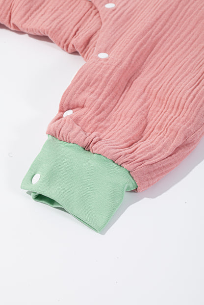 Wholesale 100 % Cotton Pink Red Color Baby Sleeping Bag White Label Manufacturer