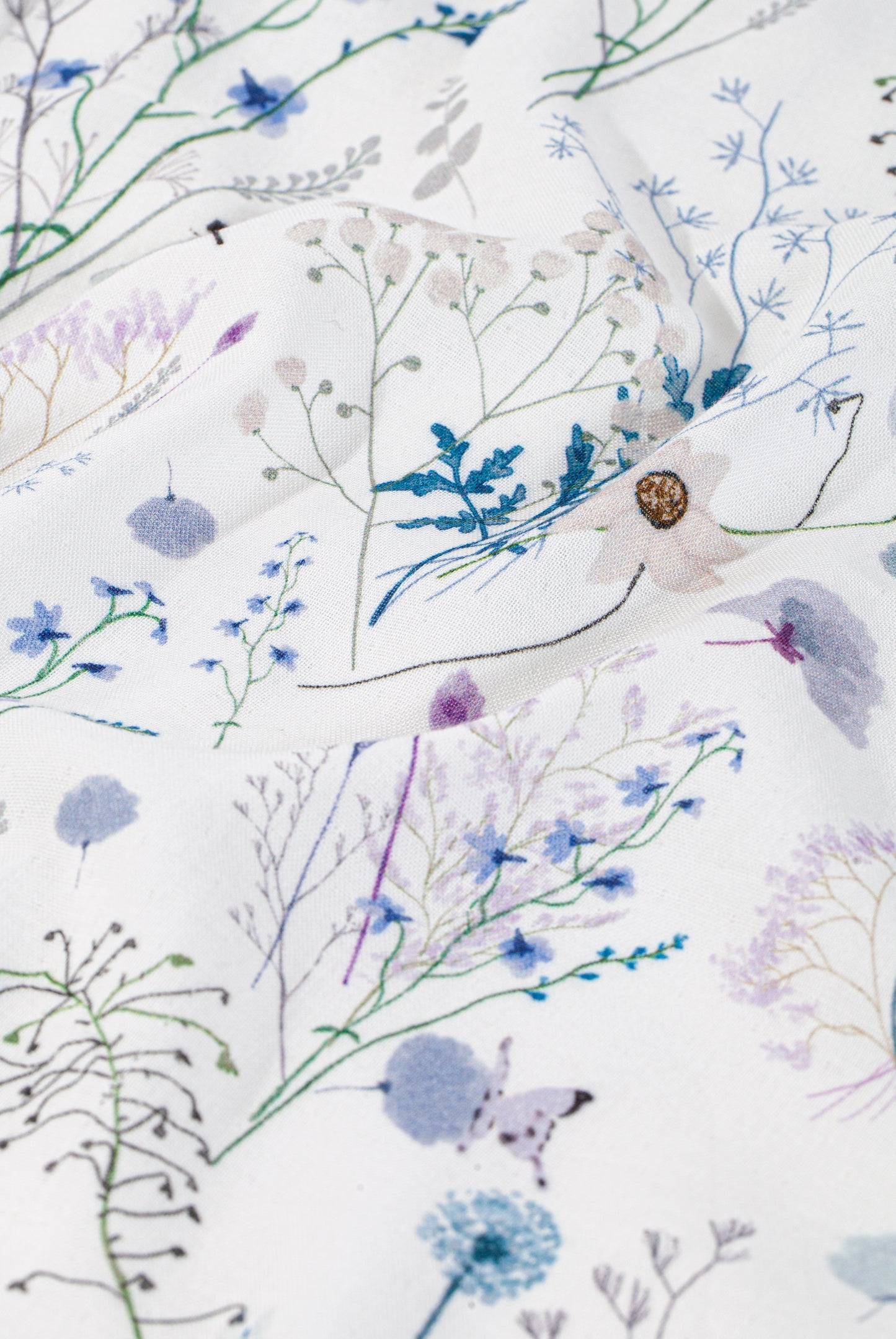 Wholesale Long Sleeves Baby Cotton Fabric Blue Color Sleeping Bag White Label Manufacturer