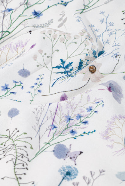 Wholesale Long Sleeves Baby Cotton Fabric Blue Color Sleeping Bag White Label Manufacturer