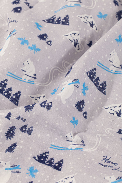 Wholesale Short-Sleeve Cotton Baby Dark White Color Sleeping Bag White Label Manufacturer