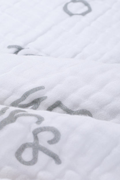 Wholesale Cotton Gauze Baby Blanket White Lable Manufacturer