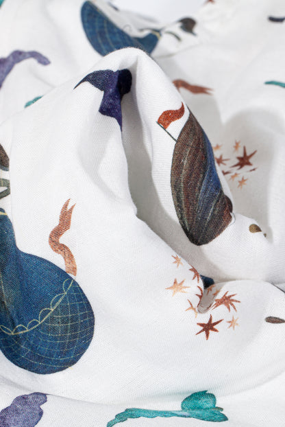 Wholesale Long Sleeves Baby Quilted Blue Tailor Sleeping Bag White Label Manufacturer